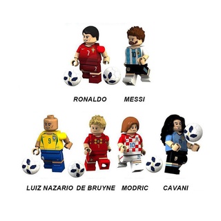 Bộ 6 nhân vật minifigures danh thủ bóng đá XT1003-1