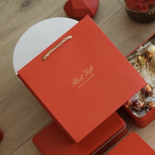 Túi giấy đỏ Best Gift đựng quà tặng