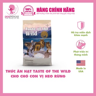 Thức ăn hạt Taste Of The Wild cho chó con vị heo rừng - Dog Paradise