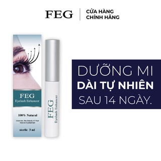 [CHÍNH-HÃNG] Dưỡng mi xanh FEG (FEG eyelash enhancer) Dưỡng mi dài dày cong với chiết xuất tự nhiên_3ml