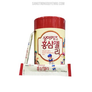 Thạch Hồng Sâm Baby Sanga Kid Korean Red Ginseng Jelly 600g - 30 Gói x 20g