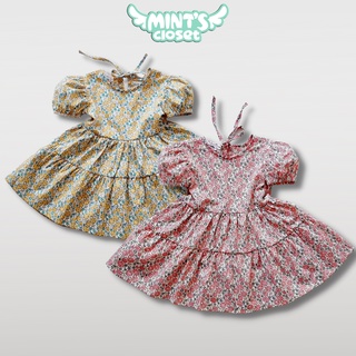 Váy Bé Gái Tay Phồng Tùng Phồng Cho Bé Gái Size Từ 2 - 4 Tuổi MINTSCLOSET Mint's Closet - V565 - GV0062