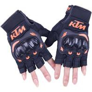 GĂNG TAY xe máy KTM CỤT NGÓN - găng tay đi phượt - tập gym