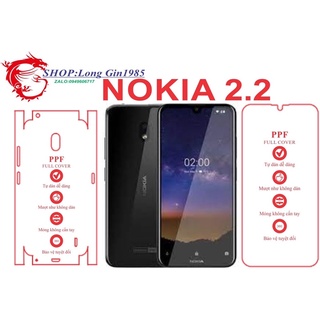 Nokia 2.2 miếng dán trong Ppf mặt sau và mặt trước chống va đập chống trầy xước