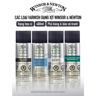 Các loại varnish dạng bình xịt phủ Winsor &amp; Newton - 400ml