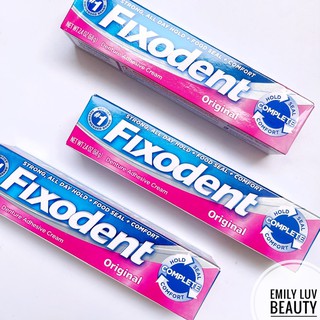 Keo dán răng giả Fixodent Original 68g Mỹ