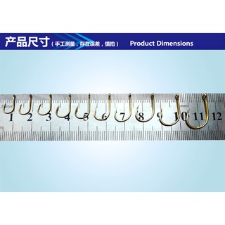 Lưỡi câu cá - Hộp 100 lưỡi câu cá ngạnh vàng Chuyên câu cá rô cá diếc, cá chép