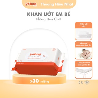 Khăn giấy ướt yoboo | 30 Tờ Dịu Nhẹ Không Chất Bảo Quản Không Mùi | Thương Hiệu Nhật | Chính hãng