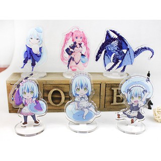 Mô hình standee in hình Chuyển Sinh Thành Slime Tensei-shitara Slime datta Ken ver CHIBI Acrylic mica anime trưng bày