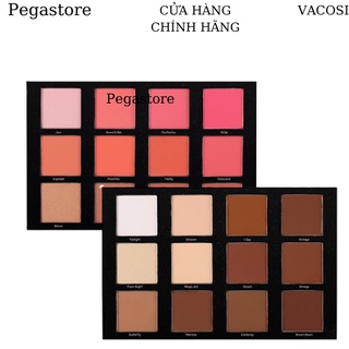 Bảng tạo khối chuyên nghiệp 12 ô VACOSI PRO STUDIO CONTOUR - phấn tạo khối chuyên nghiệp