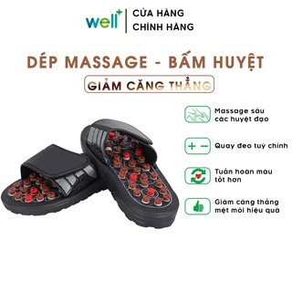 Dép Massage Chân Đi Trong Nhà Kết Hợp Bấm Huyệt Thư Giãn Giảm Căng Thẳng