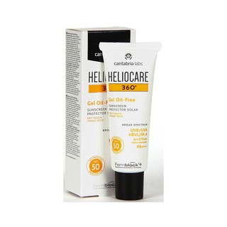 Gel chống nắng dành cho da nhờn, da hỗn hợp Heliocare 360 Gel Oil free SPF 50 50ml