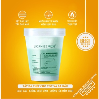 Muối tẩy da chết da đầu Jiorniee kiểm soát dầu nhờn giảm bết tóc làm sạch gàu chăm sóc tóc hiệu quả - Hanayuki Asia