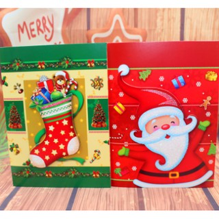[Mã LIFEBOOK2 giảm 10% đơn 0Đ] Thiệp đèn có nhạc Noel/ Giáng sinh - Quà Tặng Sưu Tầm