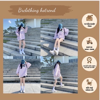 [ RẺ VÔ ĐỊCH] Áo Nỉ Sweater Nam Nữ Form Rộng Vải Nỉ Bông Dày Dặn phong cách Ulzzang Brstore [ẢNH THẬT]
