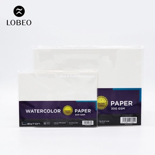 [ LỖ STORE ] Giấy màu nước 100% cotton LEYTON 300 gsm túi 10 tờ
