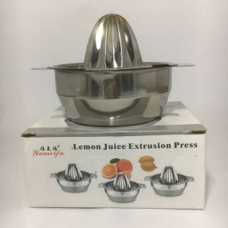 Dụng cụ vắt cam bằng inox ( hình thật của sp)