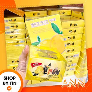 [Chính hãng] Combo Kem body chanh Lemon và Ủ trắng chanh Lemon White Fruit Mask