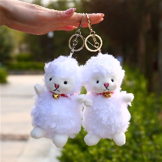Móc khóa gấu bông chú cừu xinh xắn, đáng yêu
