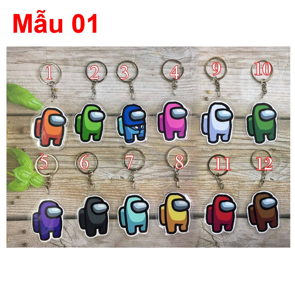 Móc khóa Game Among US ( nhiều mẫu )