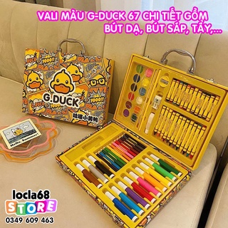 Va Li Bút Màu Gduck 67 chi tiết Cho Bé Tập Tô