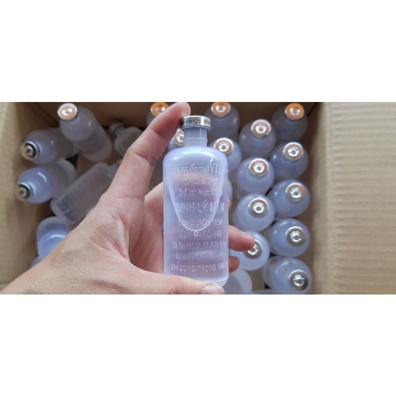 Sinh lý mặn thú y 100ml [dung dịch pha vắc xin, vệ sinh vết thương]