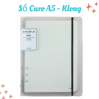 Sổ KLONG Caro bìa nhựa kẹp còng A5 100 tờ - MS994