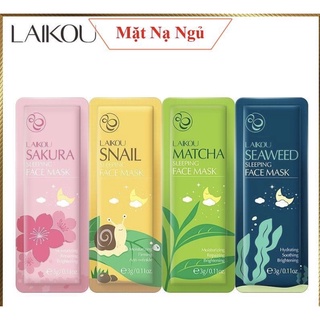Mặt nạ ngủ LAIKOU dưỡng ẩm sáng da ngừa lão hoá