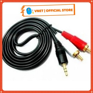 [Loại 1] Dây loa 1 ra 2 dài 3M mới 100% - VNET