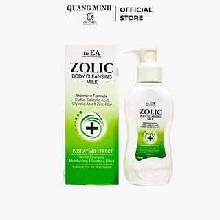 Sữa tắm Dr.EA Zolic Body Cleansing Milk Giảm Mụn Cơ Thể Nang Lông