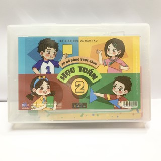 [MẪU MỚI 2021] Bộ đồ dùng thực hành học Toán lớp 2 (Mẫu cải cách của BGD)