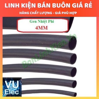 Gen Co Nhiệt Phi 4 Màu Vàng (1 Mét)