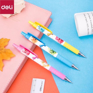 Bút chì kim Deli - 0.5mm/0.7mm - Nhiều màu sắc, họa tiết  - Màu ngẫu nhiên - EU60200 / EU60400 / EU60800 [Deli]