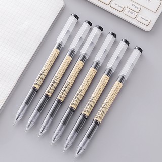 Bút Gel ngòi nhỏ 0.5mm luyện viết chữ Hán Nhật Hàn, tập viết tiếng Trung viết cực thích