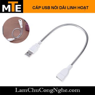 Dây USB nối dài uốn cong linh hoạt - cấp nguồn, sạc cổng USB tiện lợi