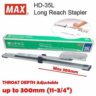 Bấm kim 3 Max HD-35L cần dài Long-reach stapler