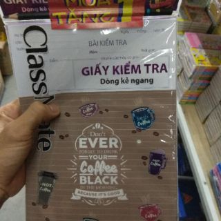 Túi giấy kiểm tra classmate ( 20 tờ đôi)