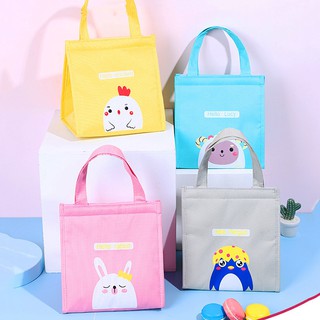 HCM - Túi giữ nhiệt hình động vật hoạt hình Gà Cừu Thỏ