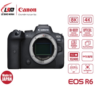 Máy ảnh Canon EOS R6 body - Hàng Chính Hãng Lê Bảo Minh