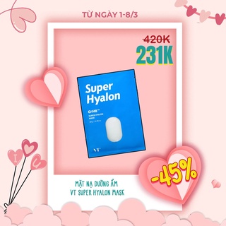 Mặt nạ dưỡng ẩm VT Super Hyalon (VT SUPER HYALON MASK) PICKO