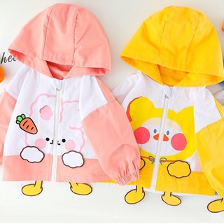 Áo Khoác Hoạt Hình Cho Bé Gái Size Từ 1 - 4 Tuổi MINTSCLOSET Mint's Closet - AK8509
