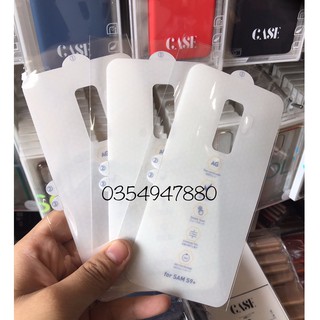 Miếng dán dẻo PPF AG 2 mặt Cho Galaxy S9/ S9 Plus Chống vân tay, Bảo vệ máy