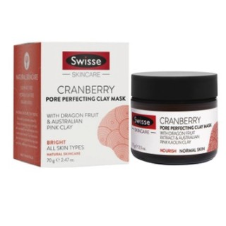 Mặt nạ Swisse se lỗ chân lông Cranberry 70g