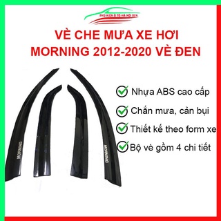 Vè che mưa cho xe ô tô Kia Moring vè đen bảo vệ trang trí xe