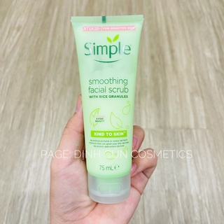 Tẩy Tế Bào Chết Simple Kind to Skin Smoothing Facial Scrub 75ml