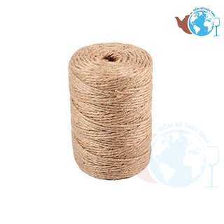 Cuộn dây sơ dừa, đay thừng, dây bố trang trí dài 100 mét