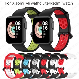 Silicone Dây Đeo Thay Thế Chất Liệu Silicon Màu Trơn Cho Xiaomi Mi Watch Lite / Redmi