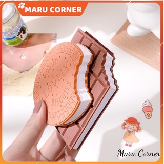 Sổ mini hình bánh quy và thanh socola siêu đáng yêu độc lạ