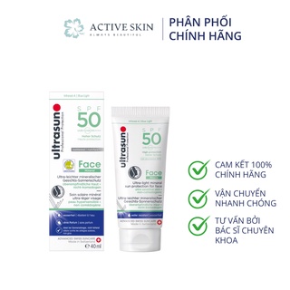 [Chính hãng] Kem Chống Nắng Dành Cho Da Nhạy Cảm Ultrasun Face Mineral SPF 50+ Thụy Sĩ Chống Lão Hóa Da