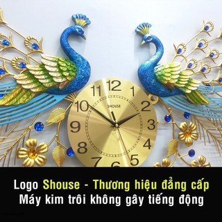 Đồng Hồ Treo Tường Con Chim Công Khổng Tước Kim Trôi A999 ENZO